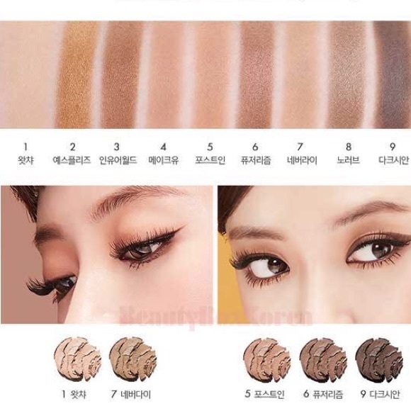 Tony Moly Perfect Eyes 01 Brown Mood Eyeshadow Palette - Picture 2 of 5